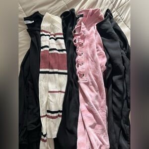 Set of Five Like New Tops and Sweater